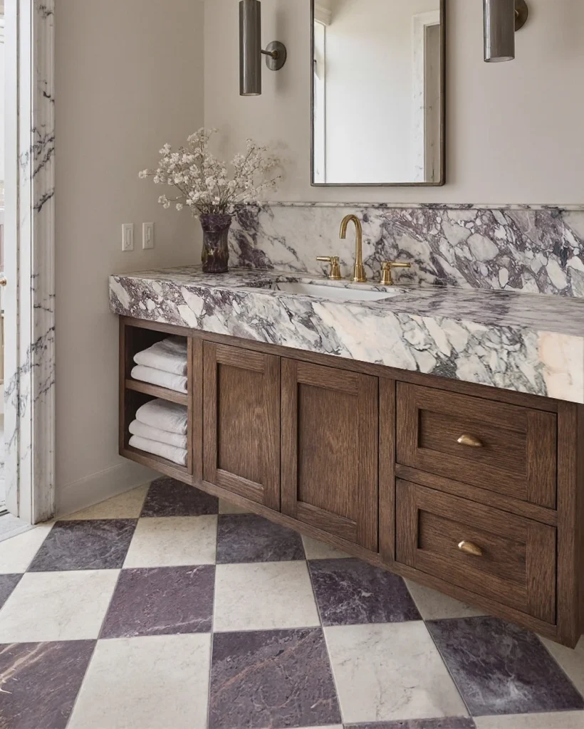 Industrial vanity look