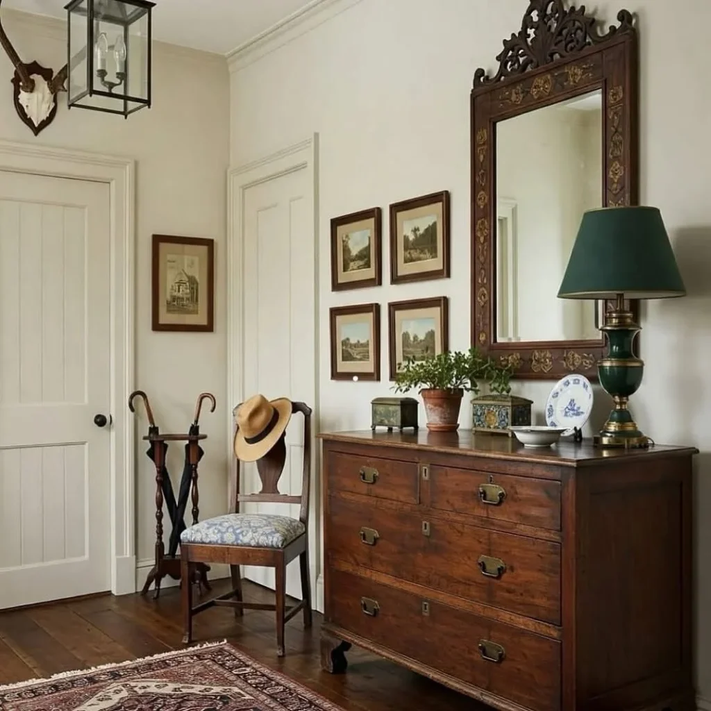 Symmetrical console table setup