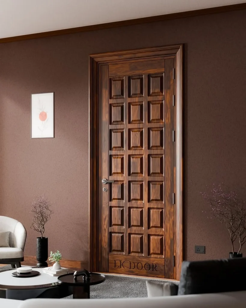 Bold red door