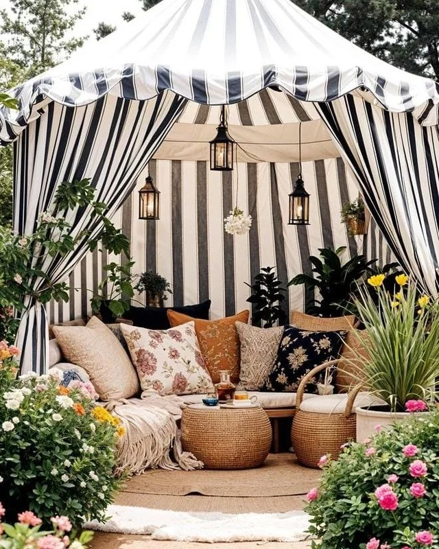 Multi-level deck backyard