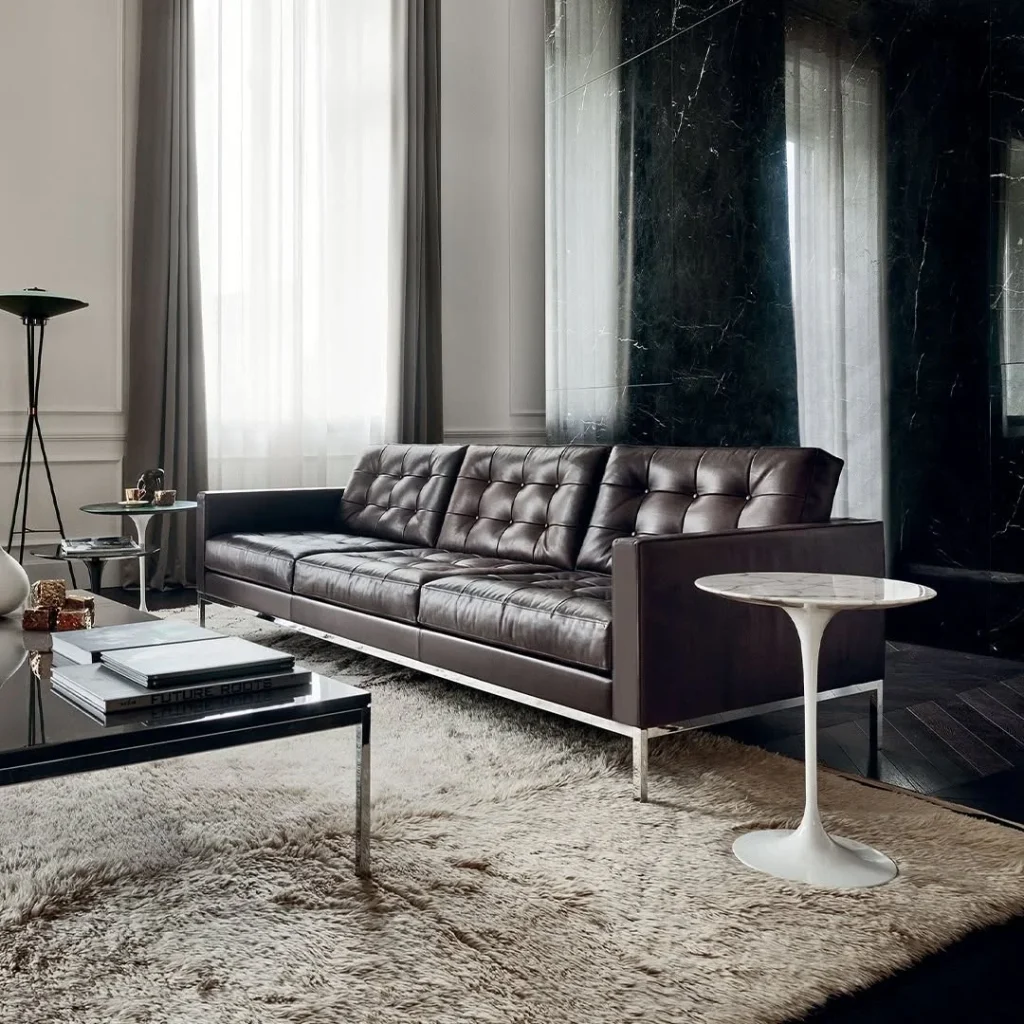 Leather couch