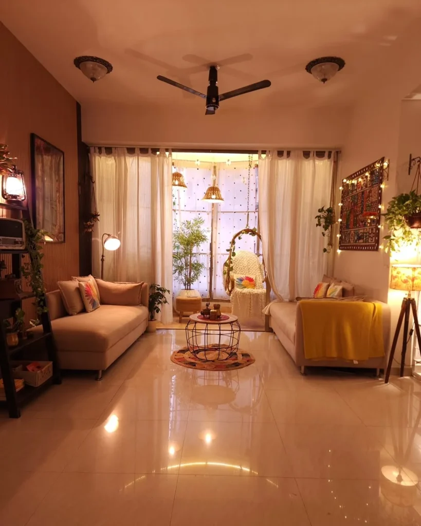 Eclectic large windows design