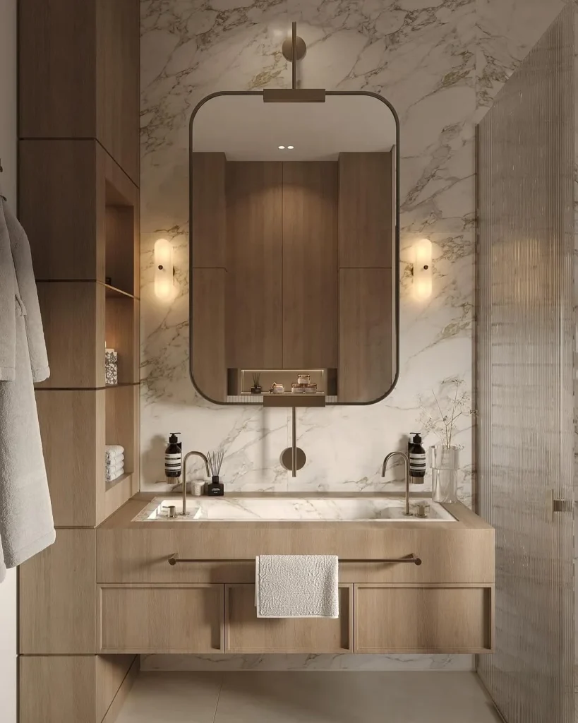 Chic bedroom vanity
