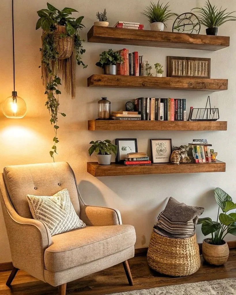 Functional corner desk setup