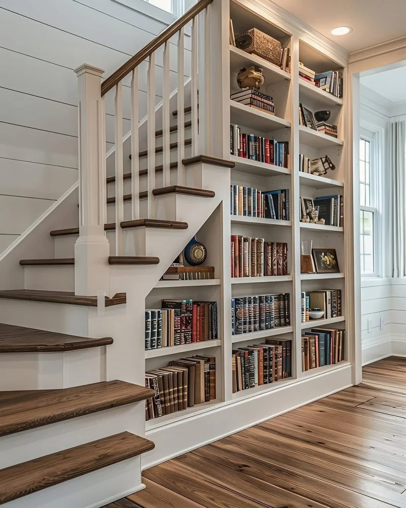 Floor-to-ceiling home library