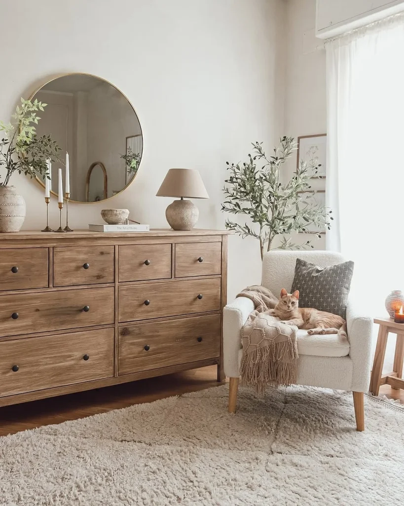 Modern metallic console table