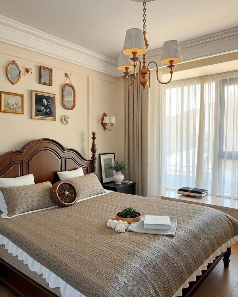 Eclectic bedroom style