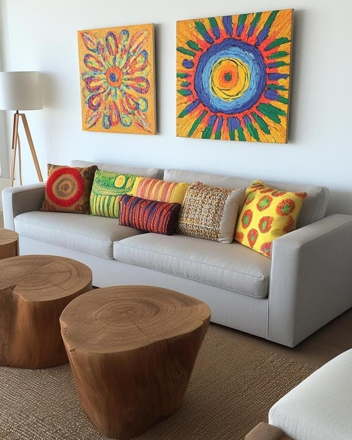 Modern cozy living room