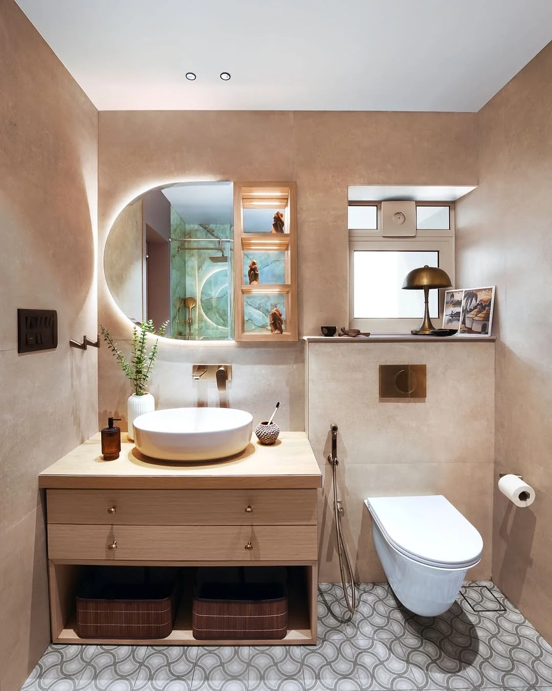 Stylish vanity mirror