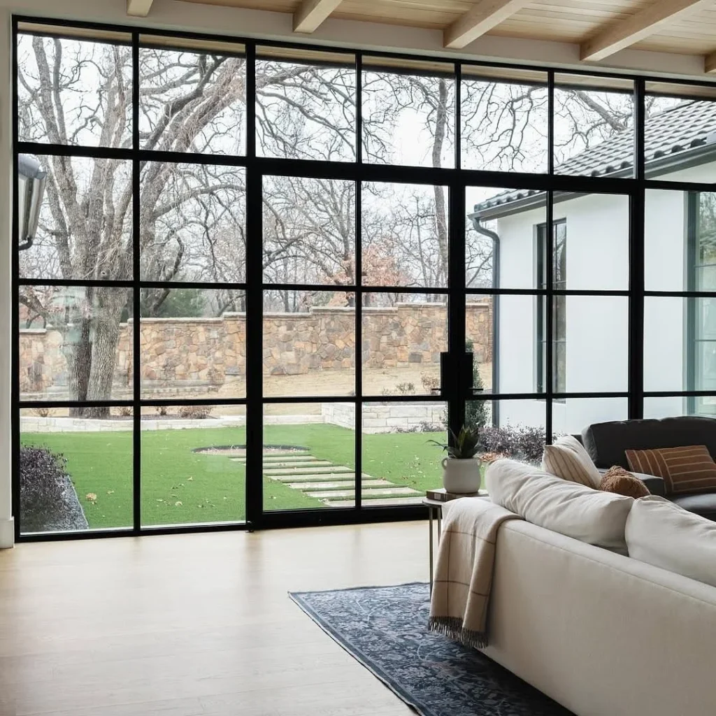 Big windows living room