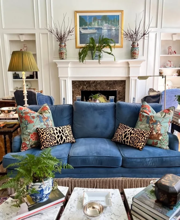 Blue Couch Living Room Ideas: 10 Chic Designs