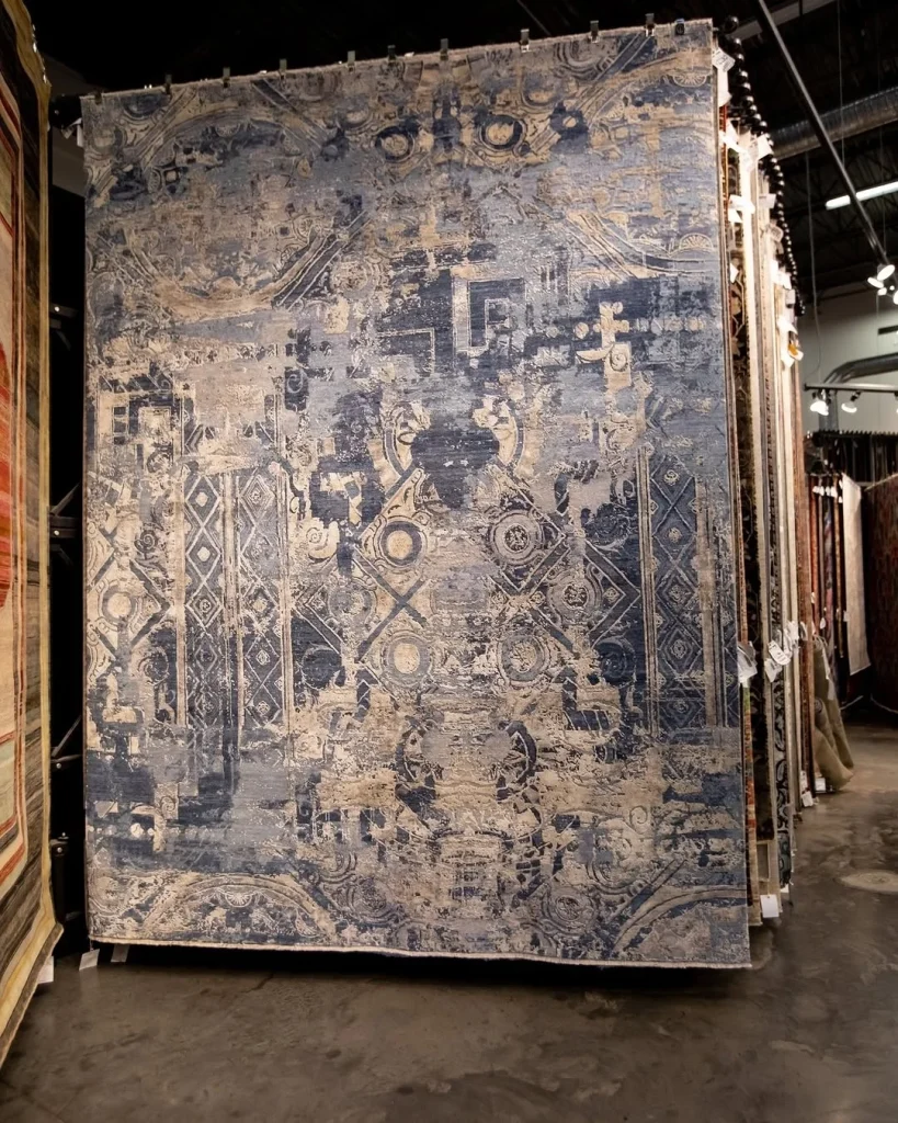 Rustic farmhouse style carpet