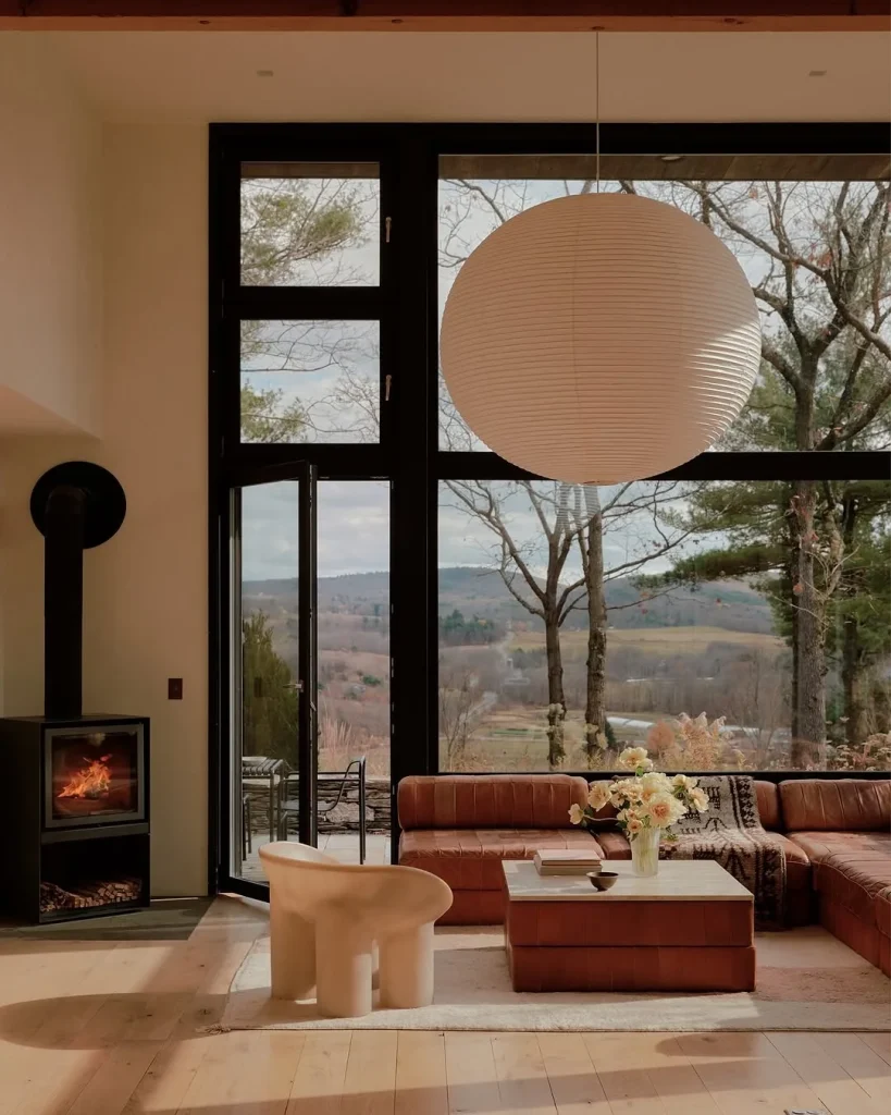 Earthy tones living room