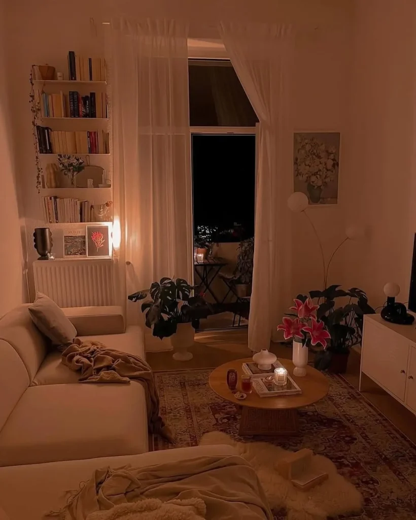 Modern farmhouse cozy room
