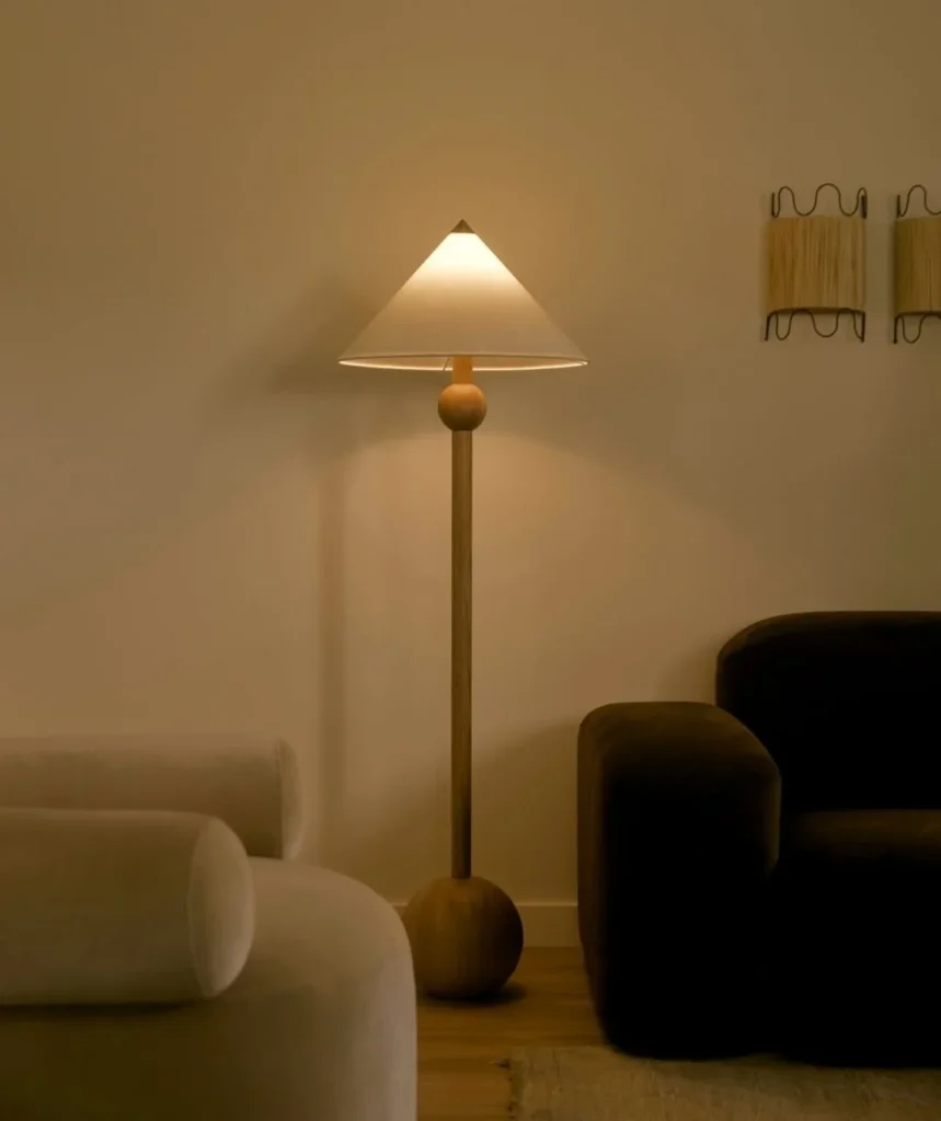 Luxe Metallic Standing Lamp