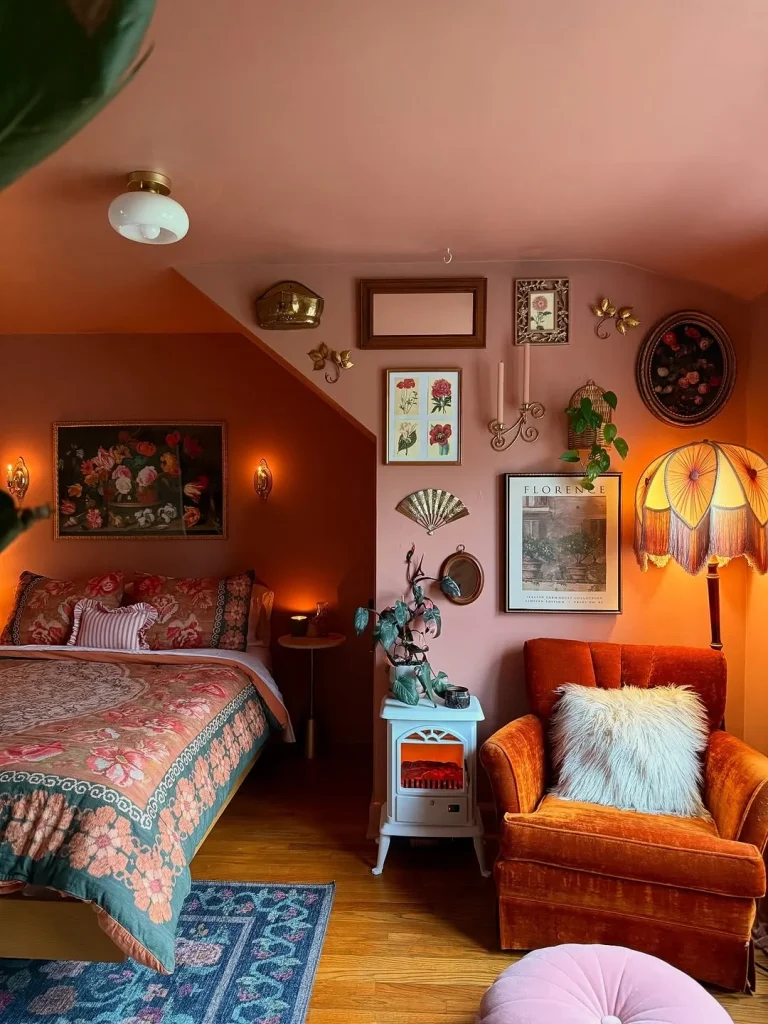 Floral bedroom retreat