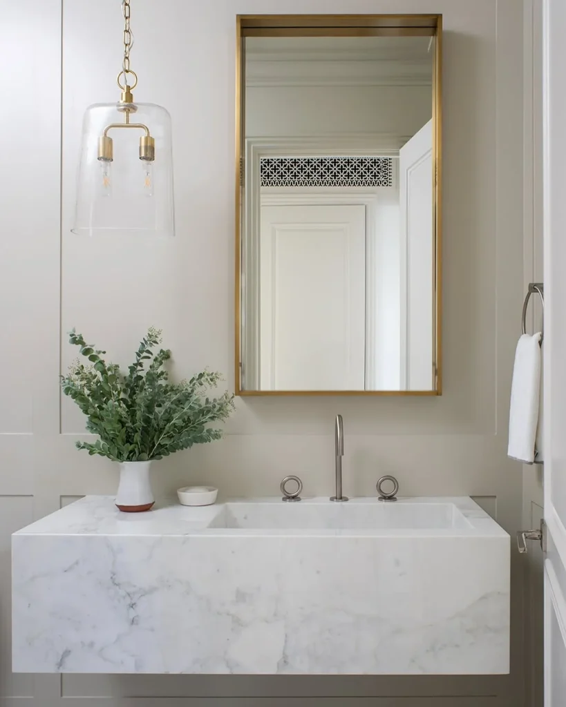 Boho vanity setup