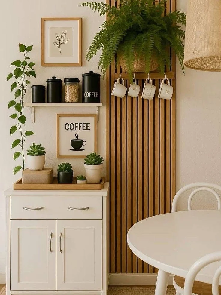 Boho coffee corner retreat