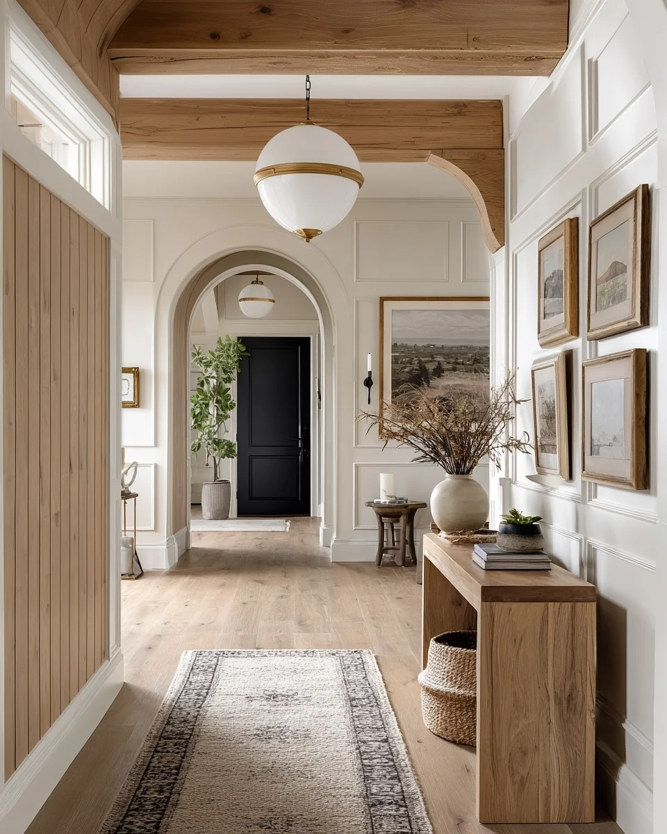Small foyer decorating layout