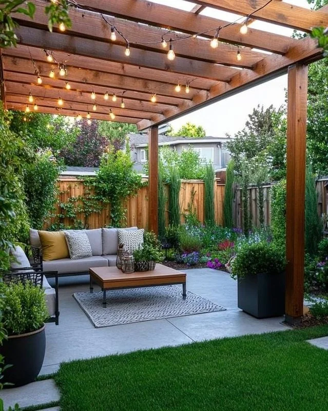 DIY outdoor bar patio