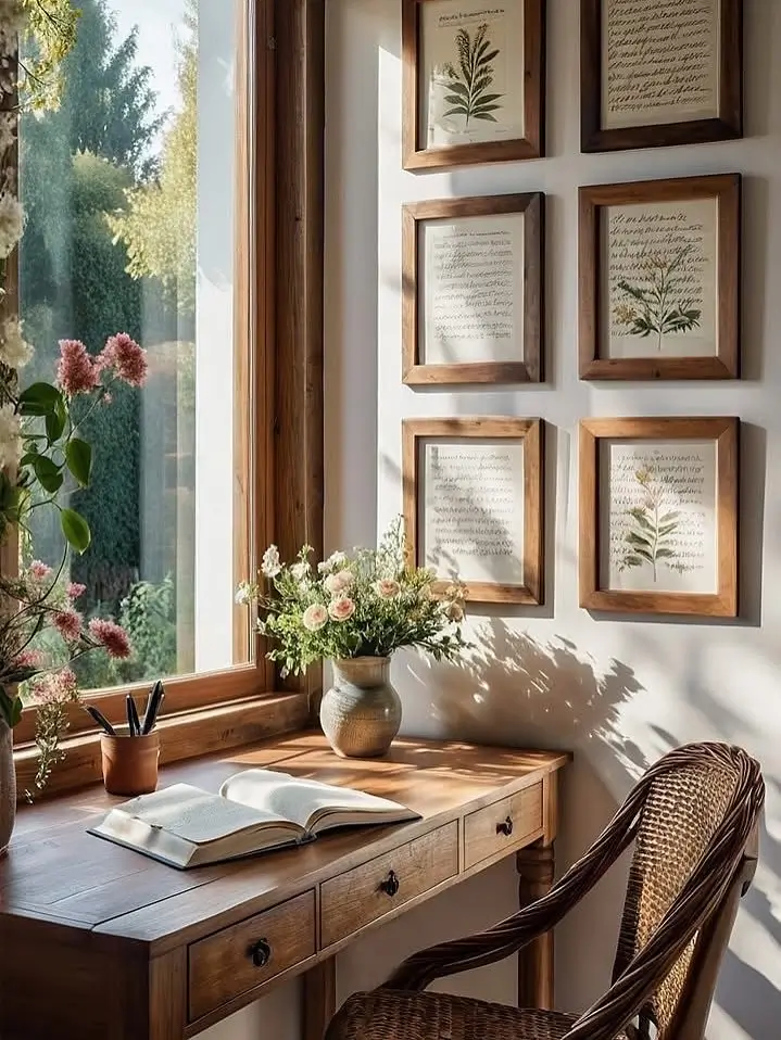 brass mirror wall decor