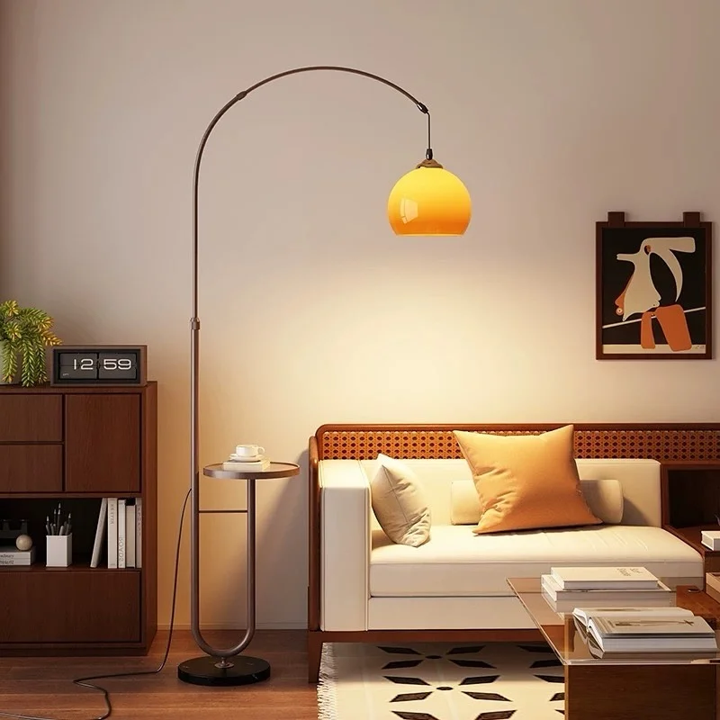 Bohemian Rattan Floor Lamp