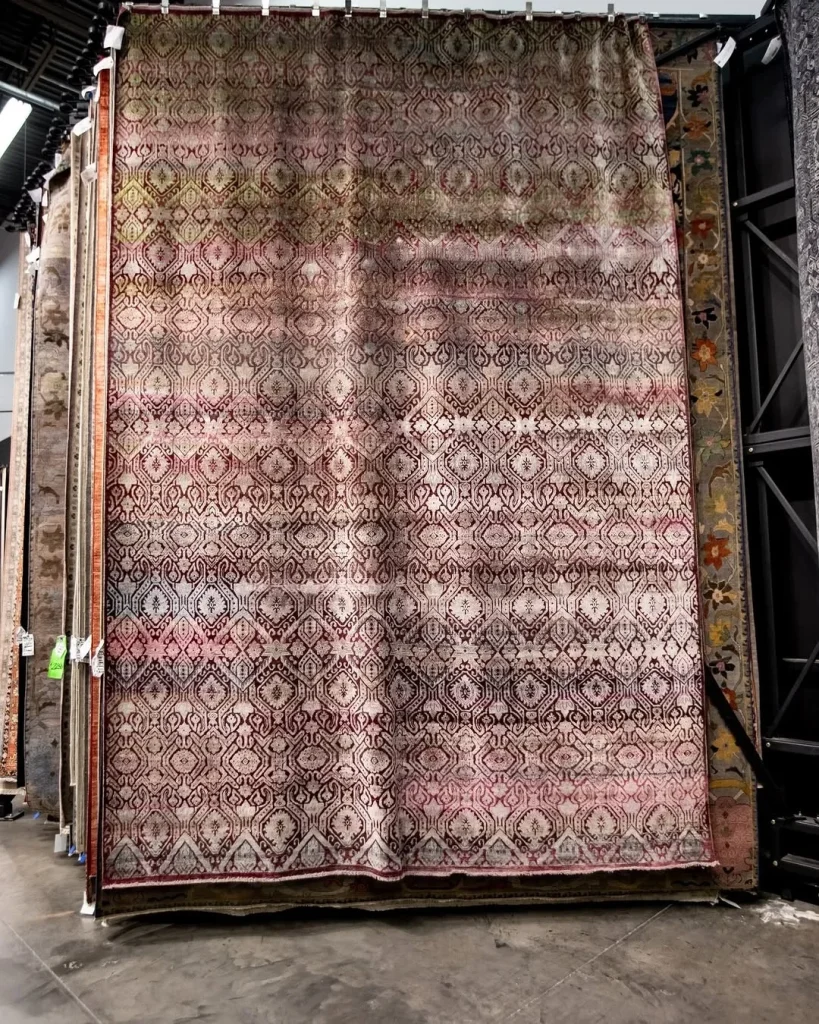 Velvet soft modern rug