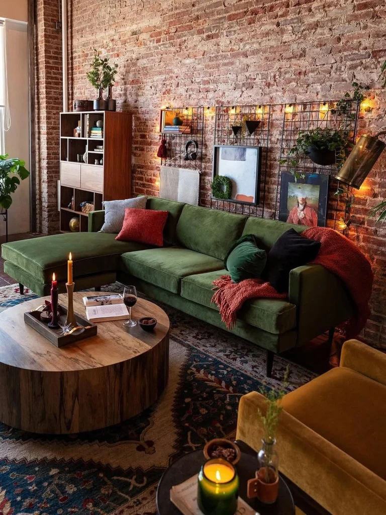 Plush textures living room