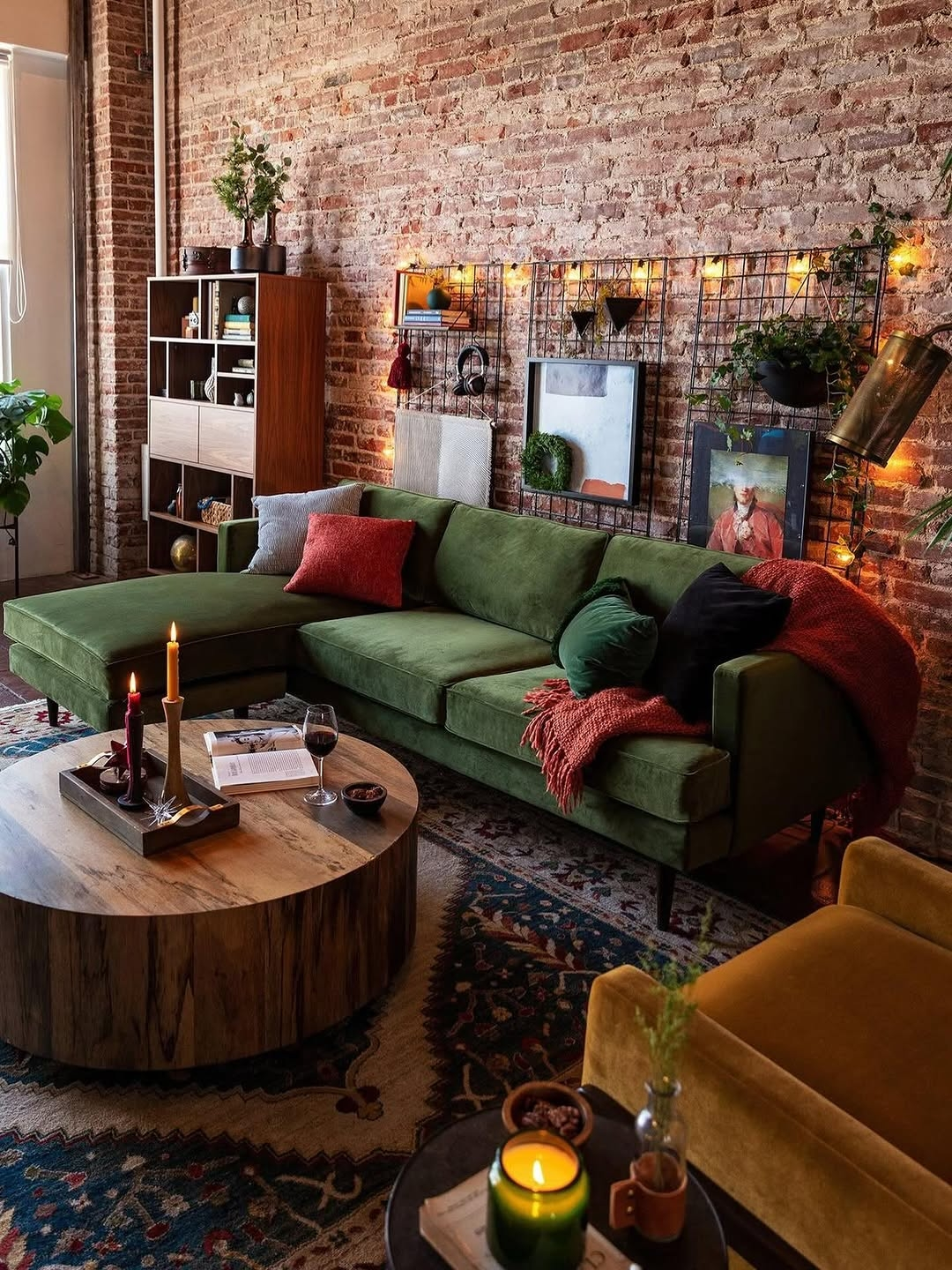 Plush textures living room