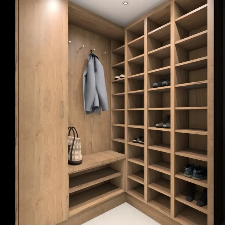 Multi-tiered shoe rack design