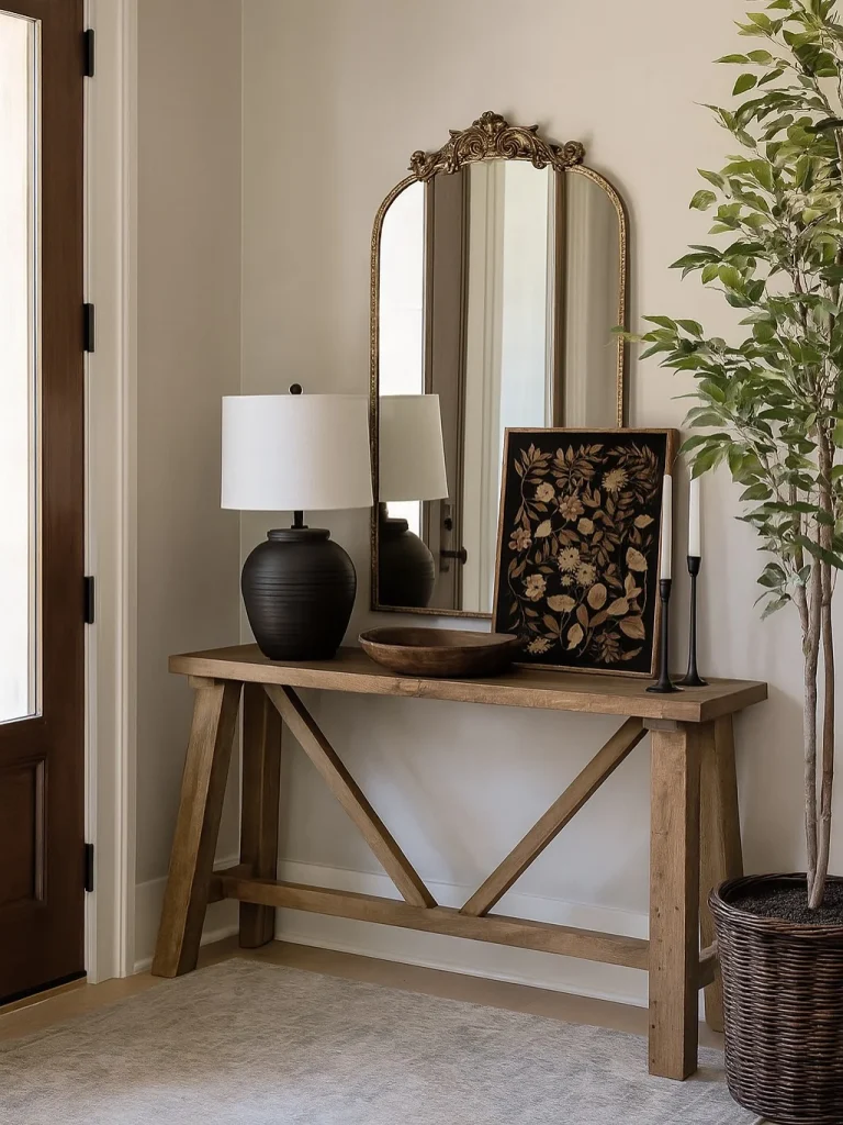 Layered mirror collage design