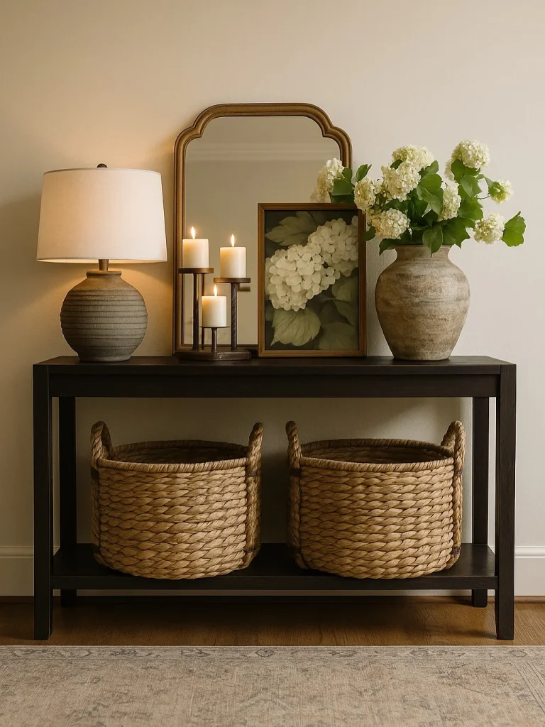 Eclectic mirror wall decor