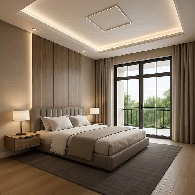 Big windows living room