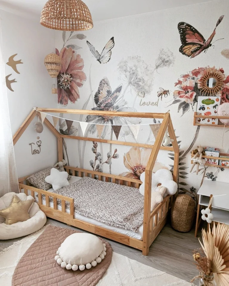 Vintage storybook nursery design