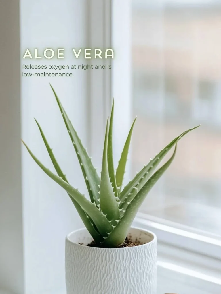 Cozy bedroom plants decor